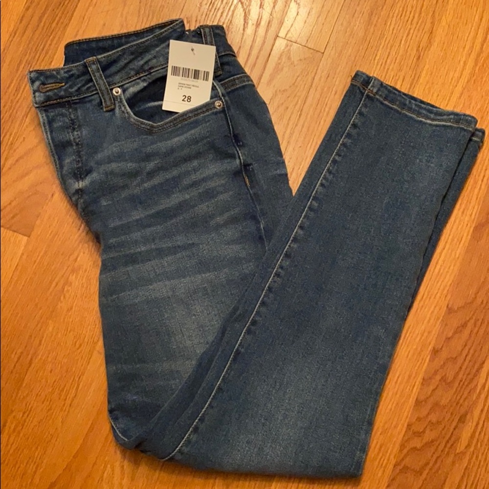 Denim- mom jeans-  size 28